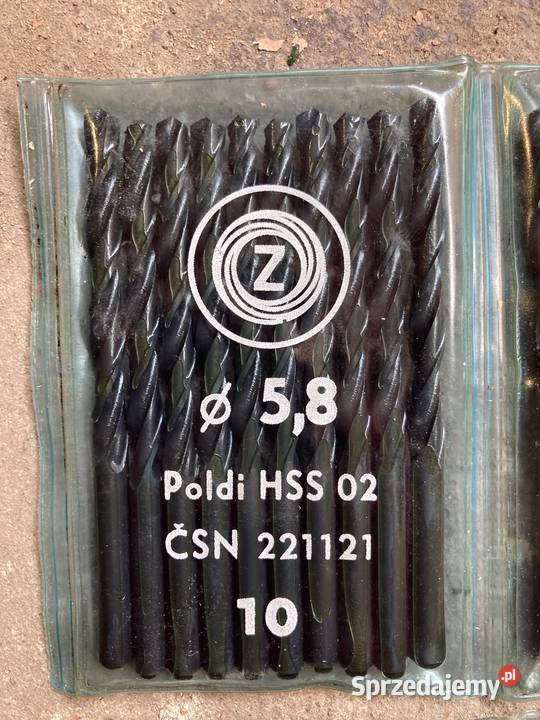 Wiertła Poldi HSS 02 fi 58 FV łódzkie sprzedam