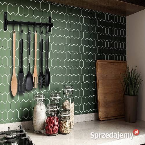 Stylowy Czarny Wieszak Na Przybory Kuchenne Drezdenko