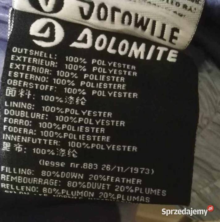 Kurtka puchowa 80 Swłoska Rozmiar 36(S)