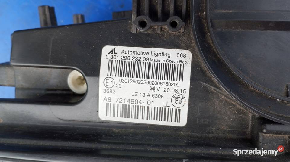 LAMPA REFLEKTOR PRAWY PRZÓD EU 7214904 BMW 2 F45 Nowy Tomyśl