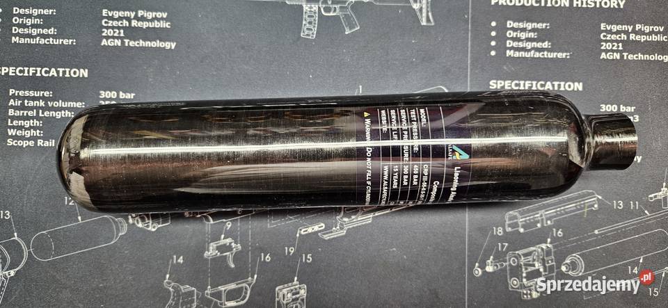 Butla kartusz do wiatrówek FX 300 BAR 05 l Nieporęt
