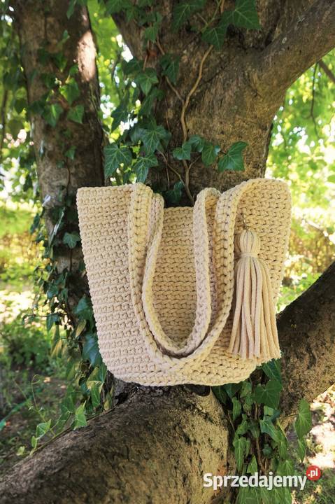 Duża torba XXL szerokość 42 handmade KOLORY Józefów