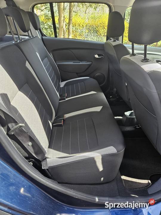 Dacia Sandero II Stepway Prestige Niski welurowa tapicerka Wieliszew