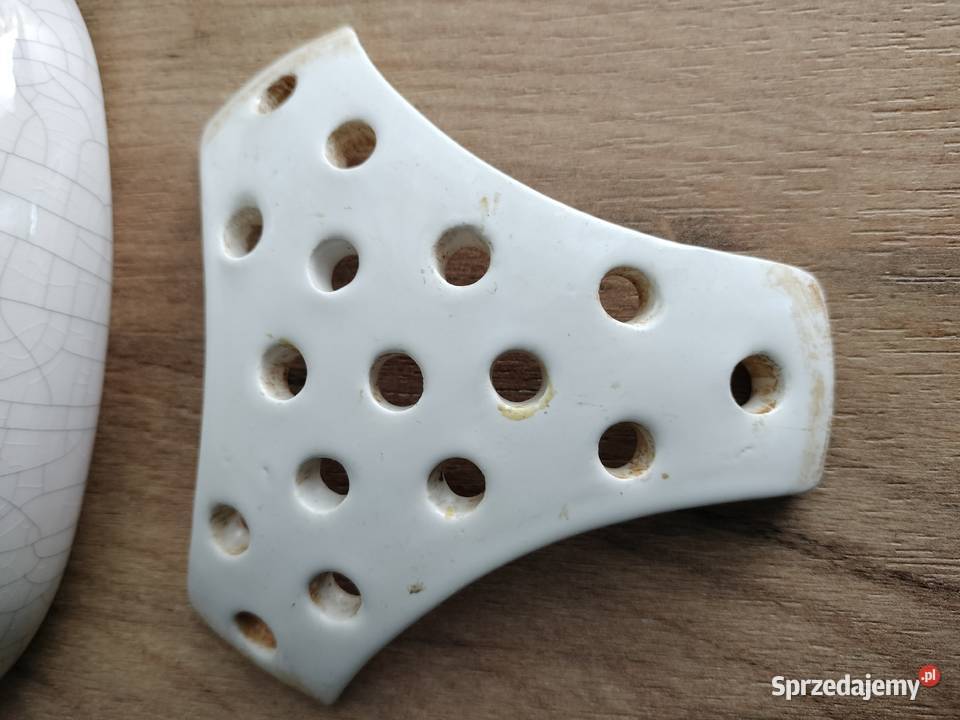 Ikebana ceramika szkliwiona na kwiaty