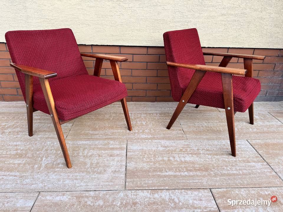 Fotel PRL lisek vintage art deco retro nie Garwolin