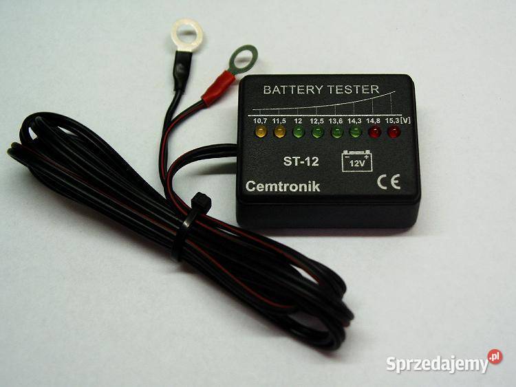 TESTER WSKAŹNIK AKUMULATORA 12V MOTOCYKL SKUTER Testery i mierniki dolnośląskie Siechnice