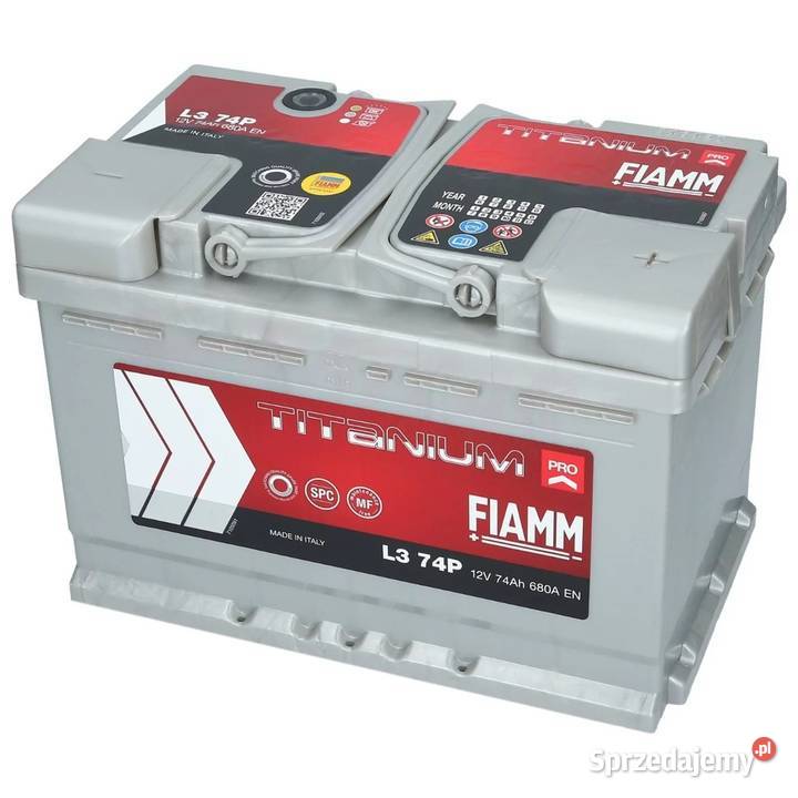 Akumulator FIAMM TITANIUM PRO 12V 74Ah 680A Zgierz