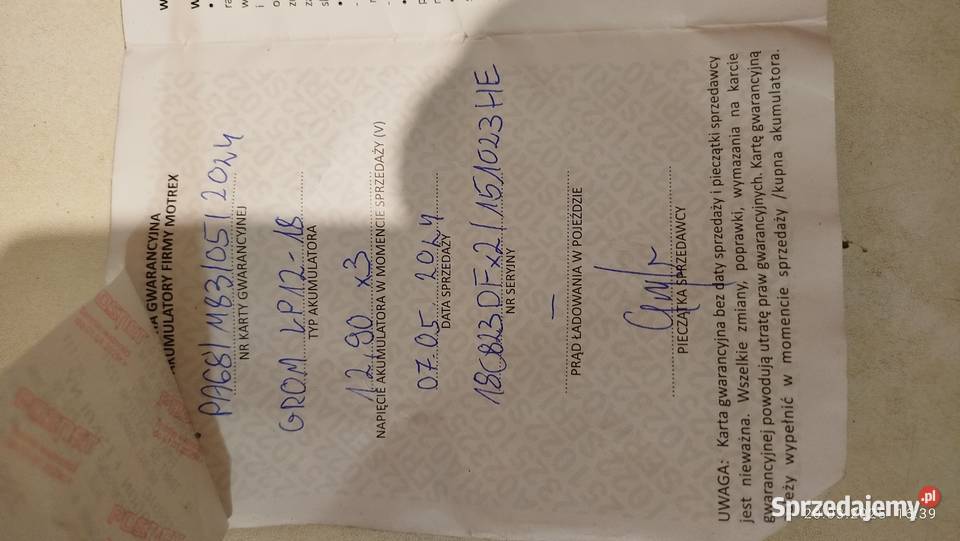 Sprzedam trzy akumulatory Gdańsk