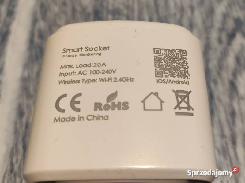 Inteligentne gniazdko Wifi Smart Life Tuya 20A małopolskie Nowy Sącz
