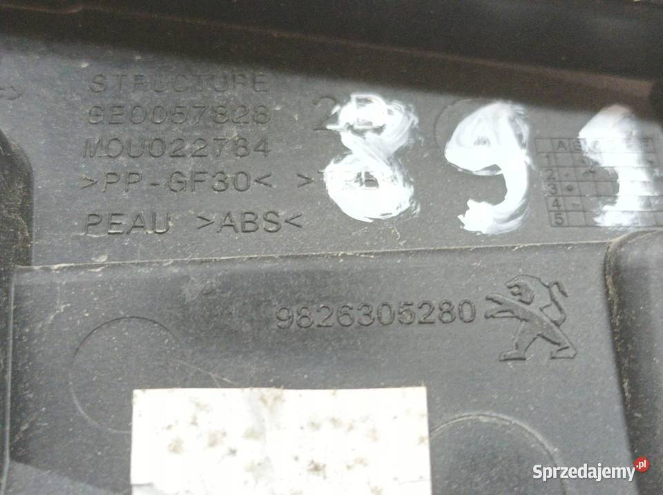 OSŁONA LISTWA KLAPY BAGAŻNIKA LEWY PRAWY KOMPLET świętokrzyskie