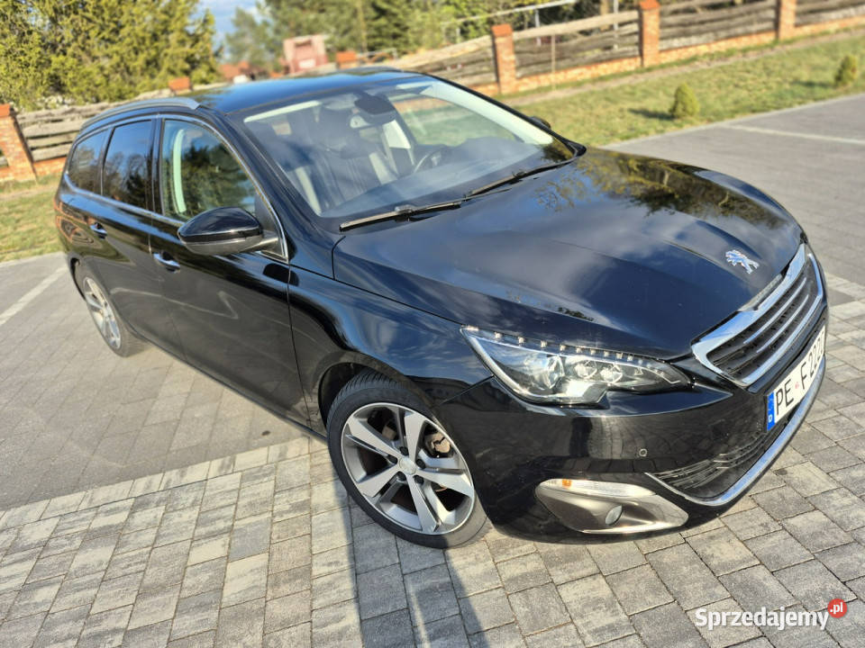 Peugeot 308 16 hdi full led kamera alcantara aluminiowe felgi lubelskie Drelów