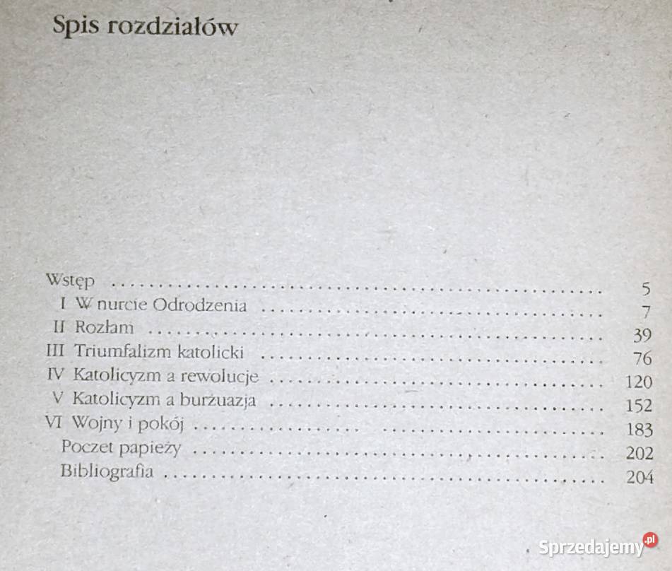 Katolicyzm nowożytny XVXX wiek Jan Chełm