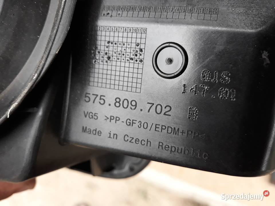 SKODA KAROQ KLAPKA WLEWU PALIWA 575809702B Międzychód