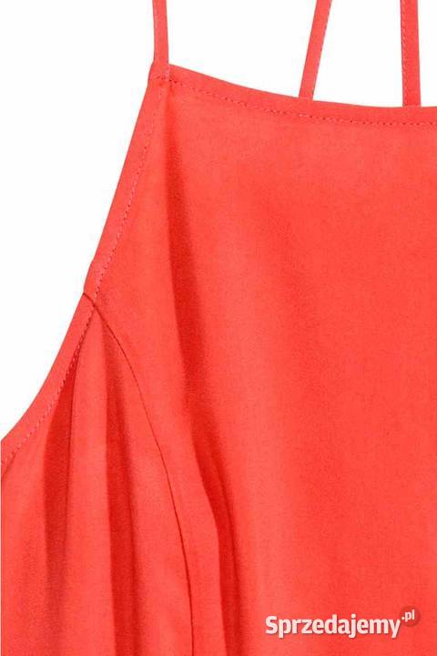 Sukienka letnia hm xxs 32 rozkloszowana pomarańczowy kujawsko-pomorskie Toruń