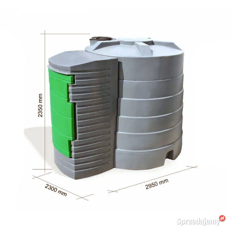 Zbiornik dwupłaszczowy olej napędowy 5000L Duże sprzedam