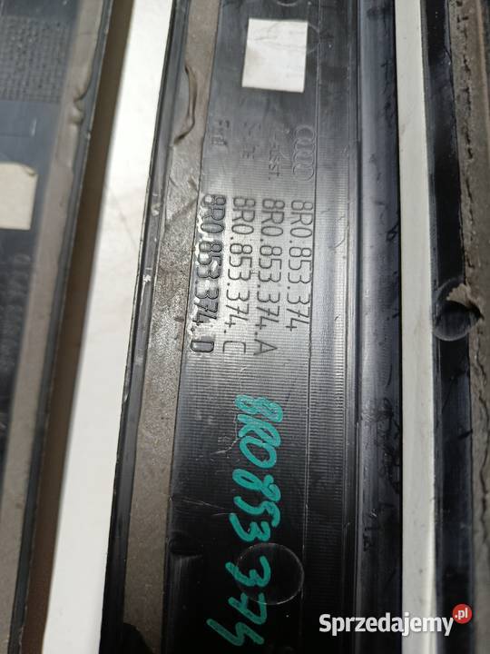 Audi Q5 lift 8R listwy progowe przód tył komplet pomorskie sprzedam