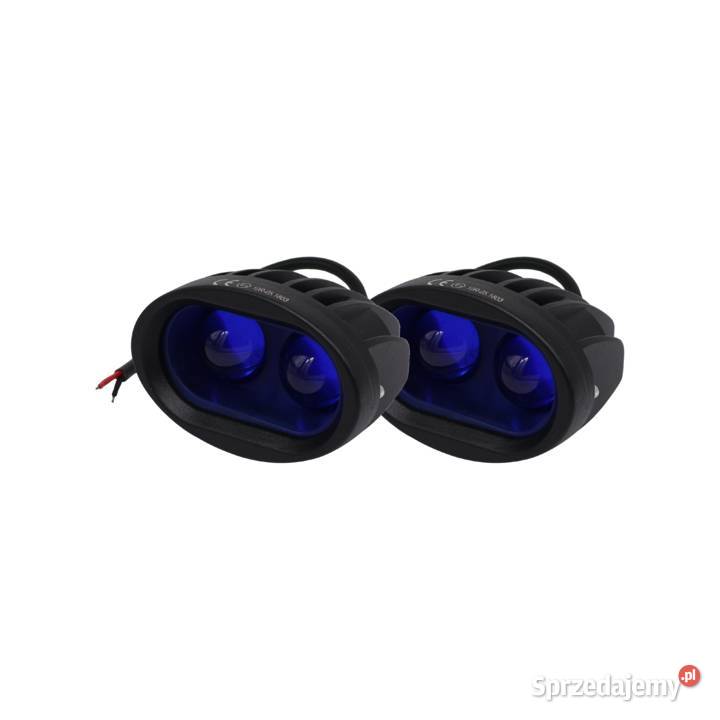 2x LAMPA STRUMIENIOWA Opryskiwacza Niebieska LED Rolnictwo Solec Kujawski