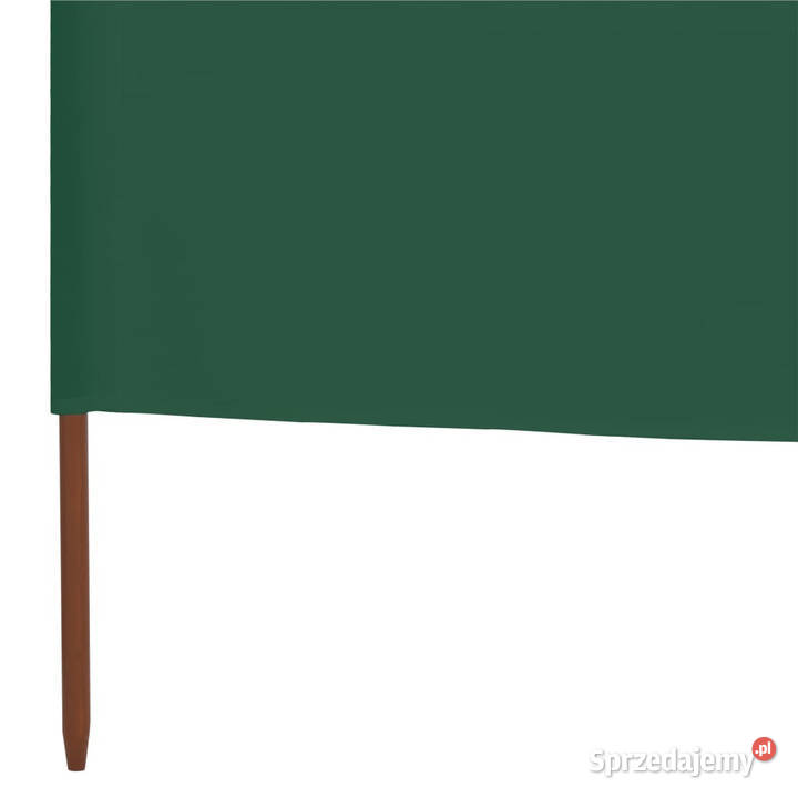 Parawan 6skrzydłowy z tkaniny 800x120 zielony Pozostałe Warszawa