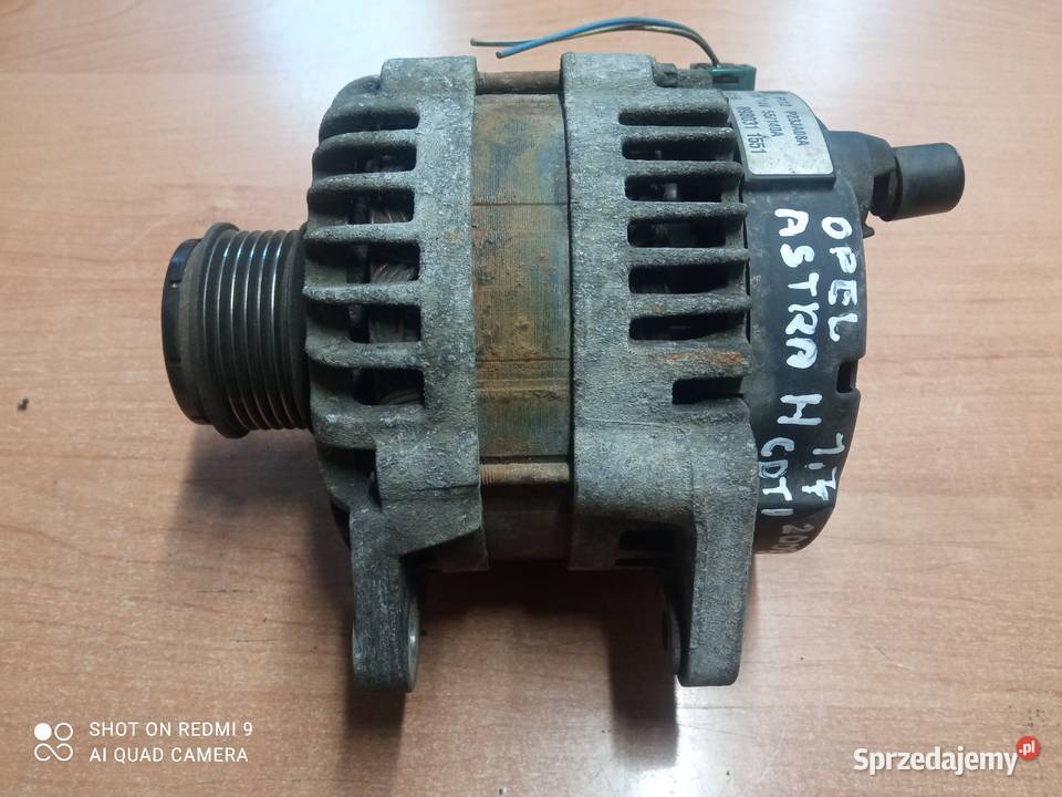 Alternator Opel Astra H 17 CDTI P23JA08A 14V sprzedam