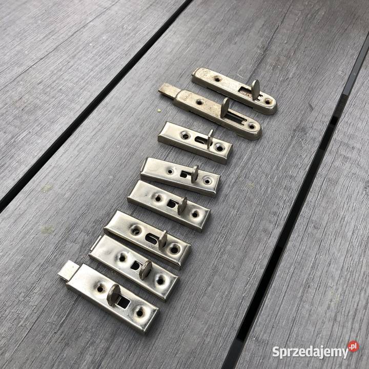 Zasuwki meblowe drzwiowe PRL stare wielkopolskie Poznań
