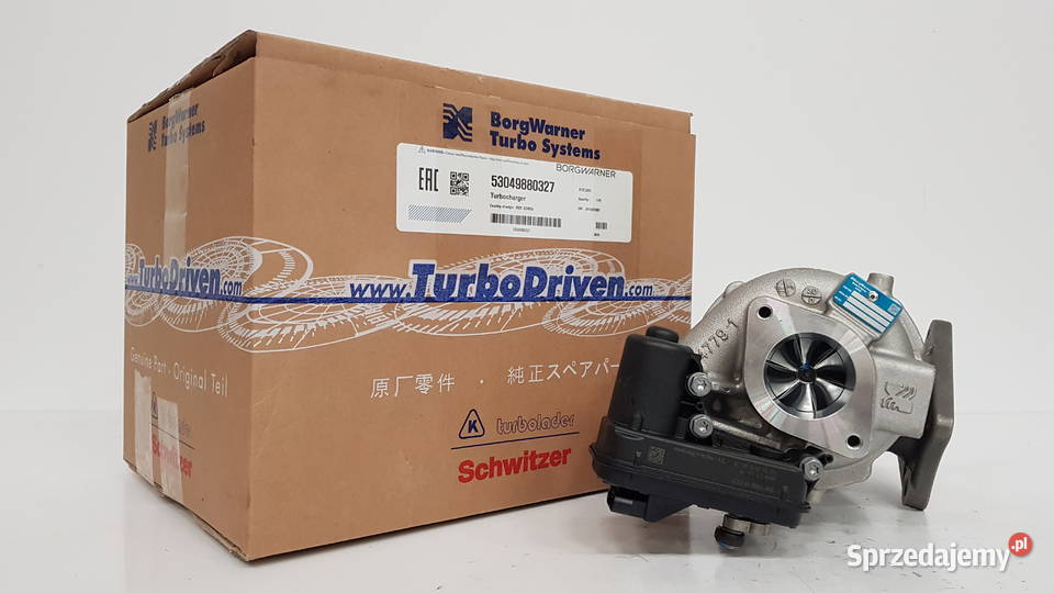 Nowa turbosprężarka BorgWarner KKK 53049880327 Siedlce