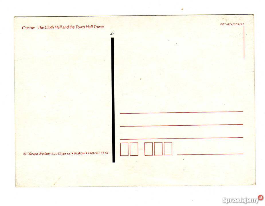 KRAKÓW CRACOW POCZTÓWKA Krynki
