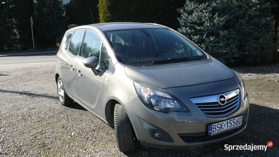 Opel Meriva 14 benzyna 2012r sprowadzony kurtyny powietrzne podlaskie Sokółka