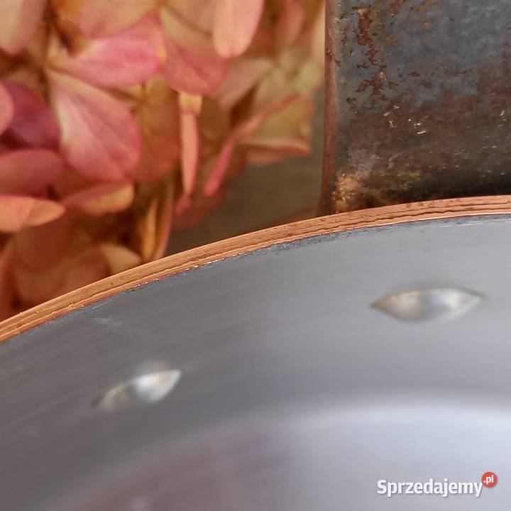 Miedziany garnek rondel poj 3 l ciężki grube dno Warszawa