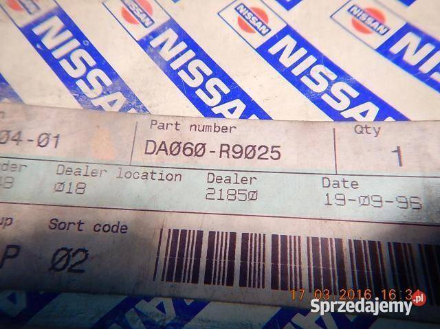 DA060R9025 KLOCKI HAMULCOWE NISSAN lubelskie