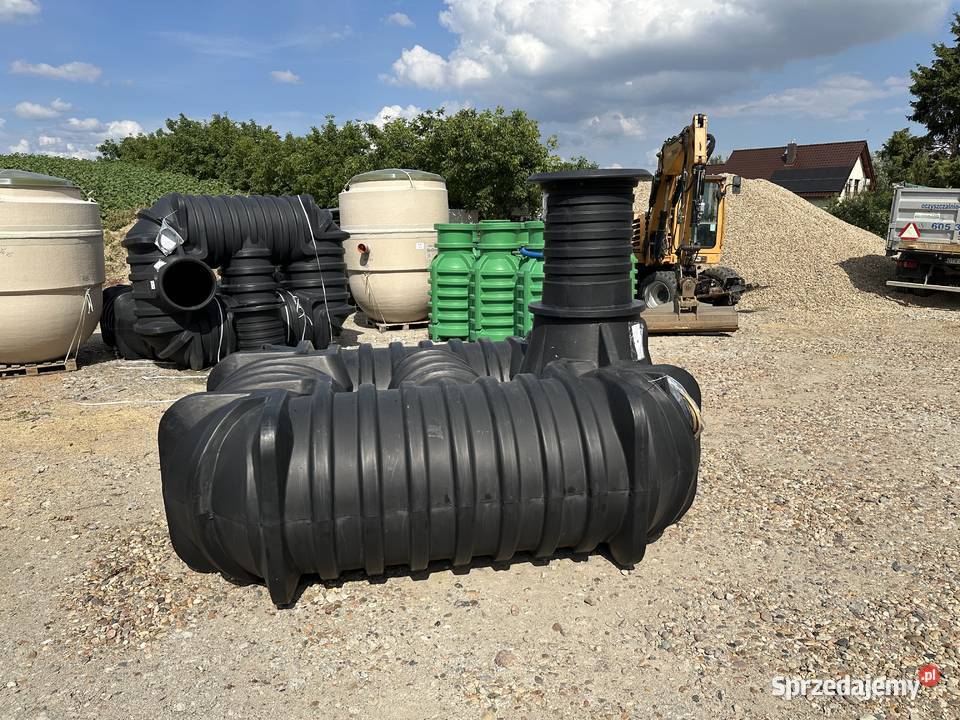 Zbiornik 5000 L do magazynowania deszczówki tani Trzebnica sprzedam