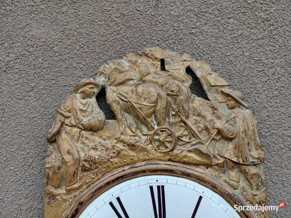 T125 Tarcza starego zegara comtoise otwory pomorskie Tczew