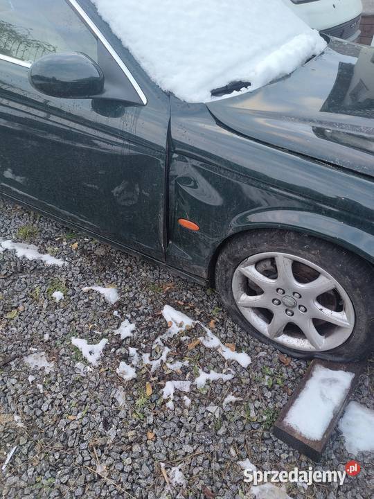 Jaguar stype 2005 skóra beż na części uszkodzony Lewin Brzeski