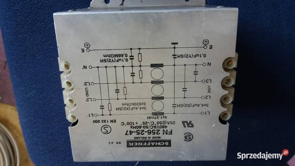 Filtry sieciowe Siemens Schaffner LGF lubelskie Lublin sprzedam