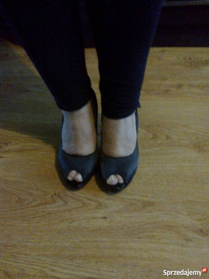 Czarne szpileczki eleganckie nowe Rozmiar 38 Iława