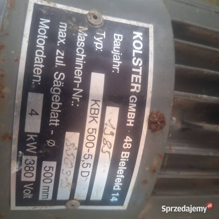 Piła do cięcia drzewa4KW Lubań sprzedam
