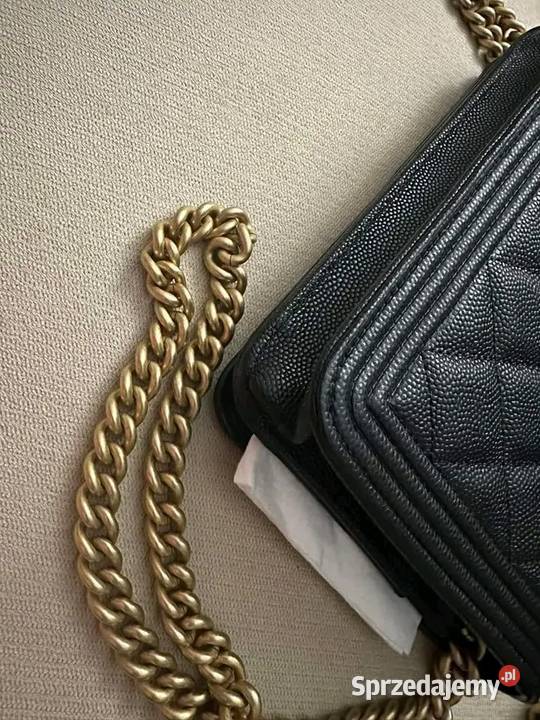 Chanel BOY WOC Czarne Kawiarnie GHW Poznań