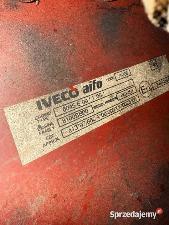 silnik 4cylindrowy FIAT Iveco ciągnik CASE Części i osprzęt rolniczy Działoszyn