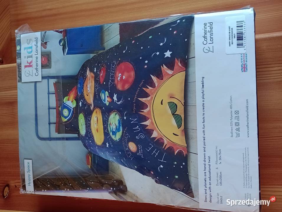 Pościel układ słoneczny planety 135 x 200