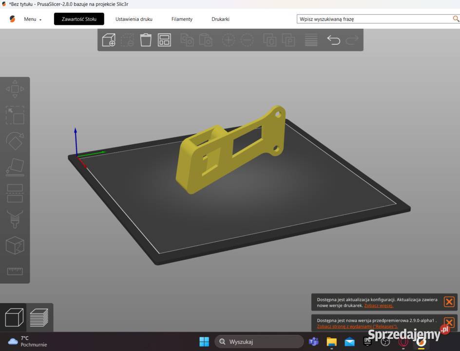 Druk 3d usługi gadżety breloki części Krosno sprzedam