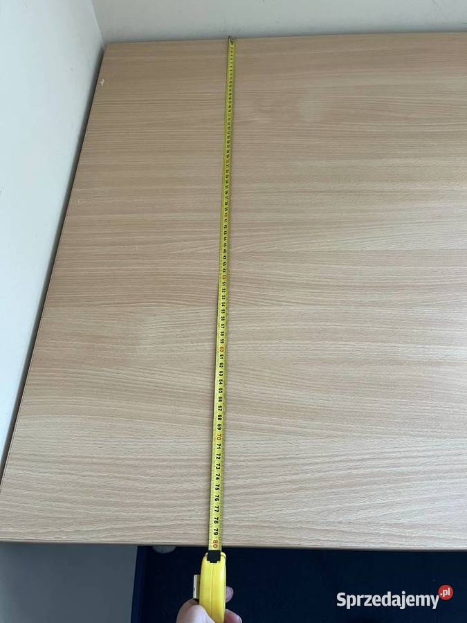 Biurko duże z komodą wsuwaną kolor buk Łomża