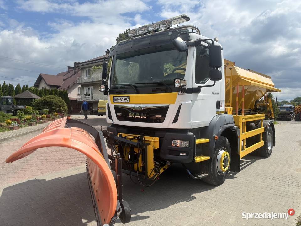 MAN TGM 18290 4x4 Piaskarka Solarka econ 2015 sprowadzony Ropczyce