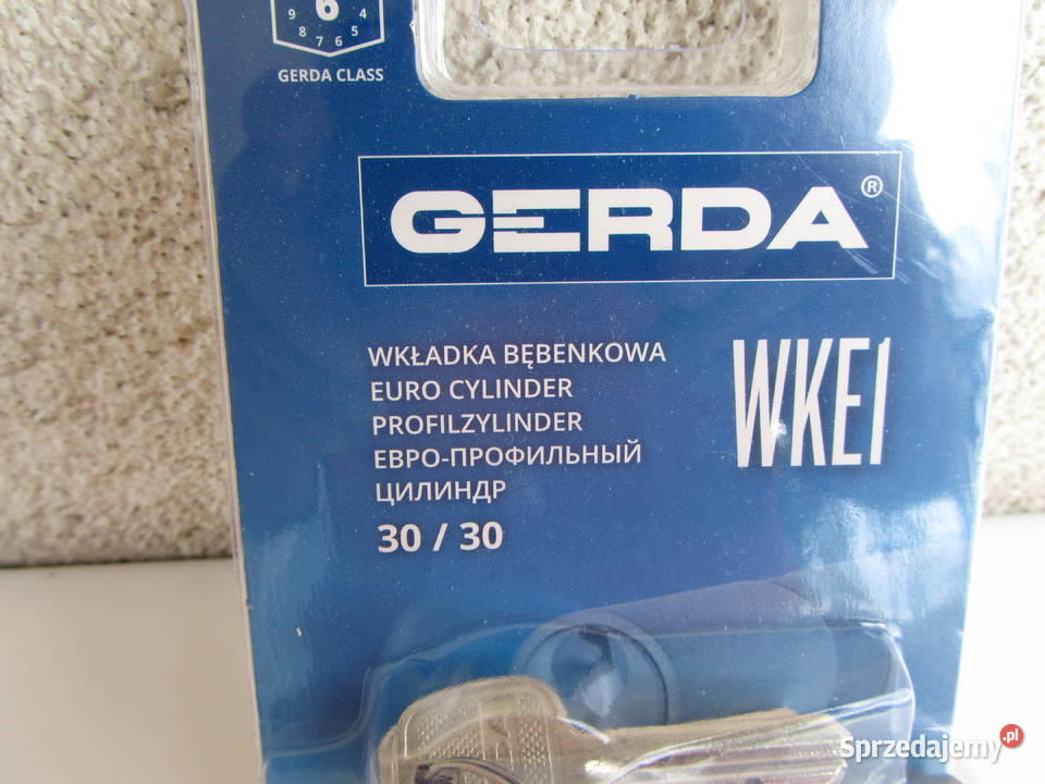 Wkładka bębenkowa H Plus GERDA 3030 kolor nikiel Olecko