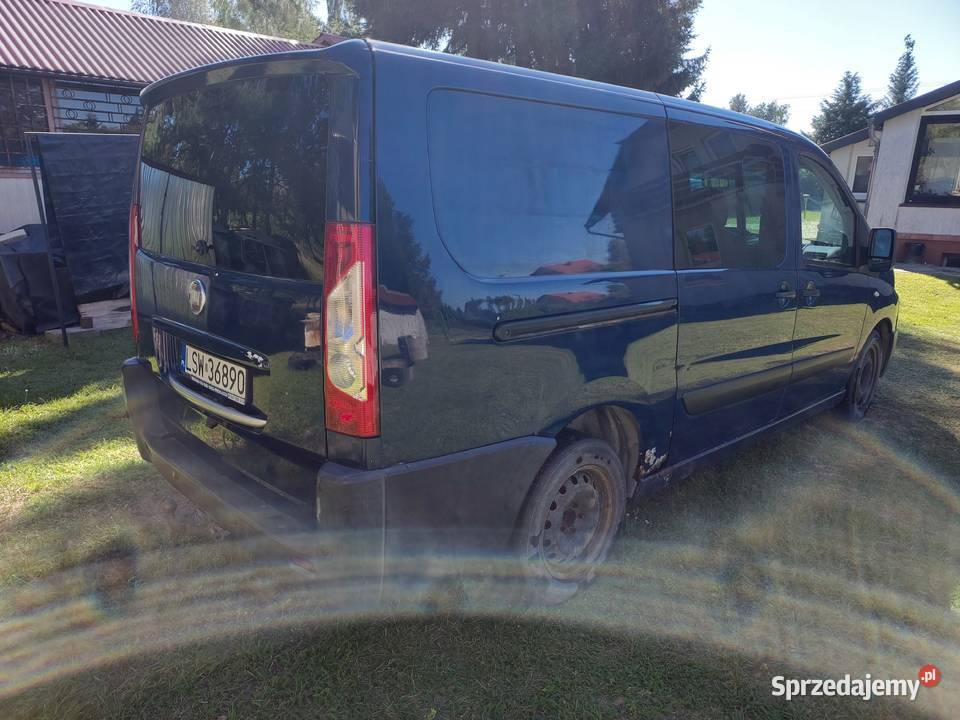 Fiat scudo 2008 140 hak 2000 6 miejsc long Fiat Łęczna sprzedam