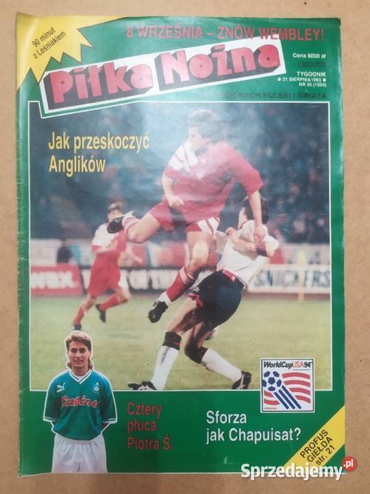 Tygodnik Piłka Nożna rocznik 1993