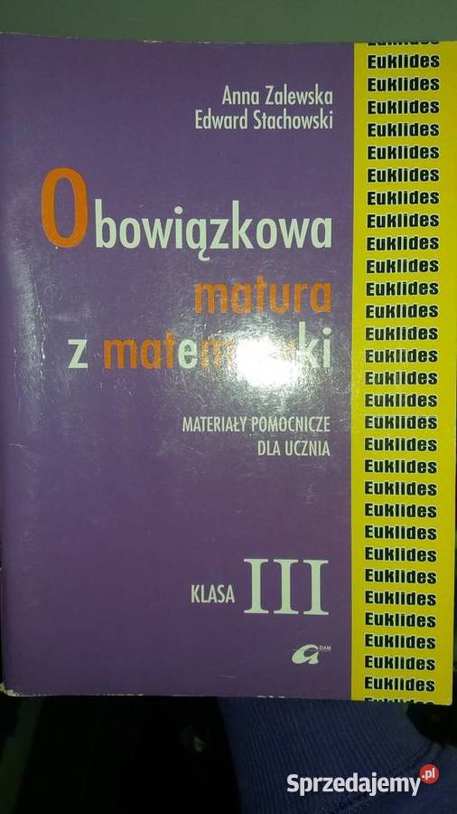 obowiązkowa matura z matematyki książki mazowieckie Warszawa sprzedam