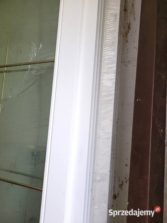 okno drzwi drewniane balkonowe 95x221 2 sztuki Drzwi balkonowe i tarasowe Turawa