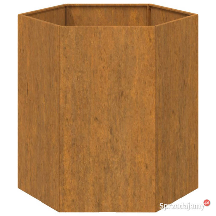 Donica rdzawa 40x40x45 stal kortenowska WM823674 Warszawa