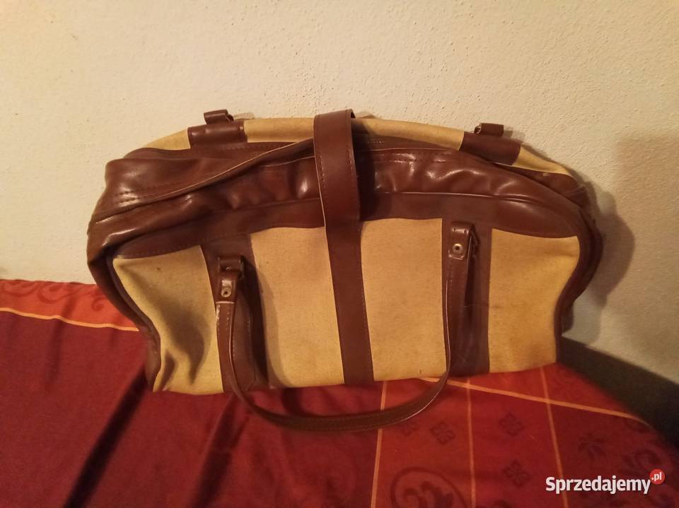 Torba podróżna PRL Warszawa