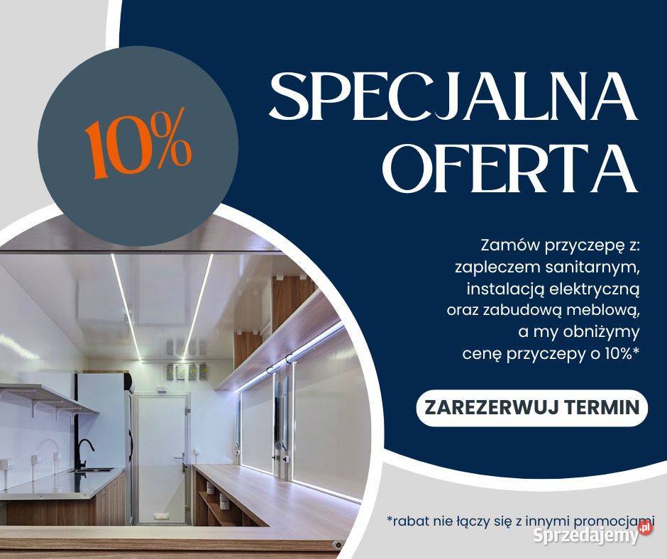 przyczepa handlowa z wyposażeniem Jarocin