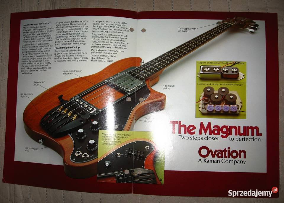 Ovation Magnum Deacon Viper Preacher broszury i Kępice
